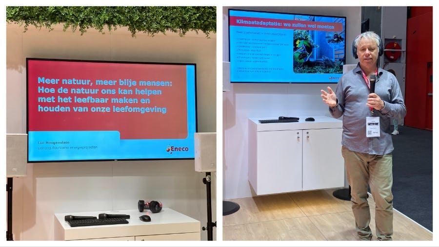 Luc Hoogenstein, ecoloog bij Eneco over biodiversiteit, spreker op Provada 2025