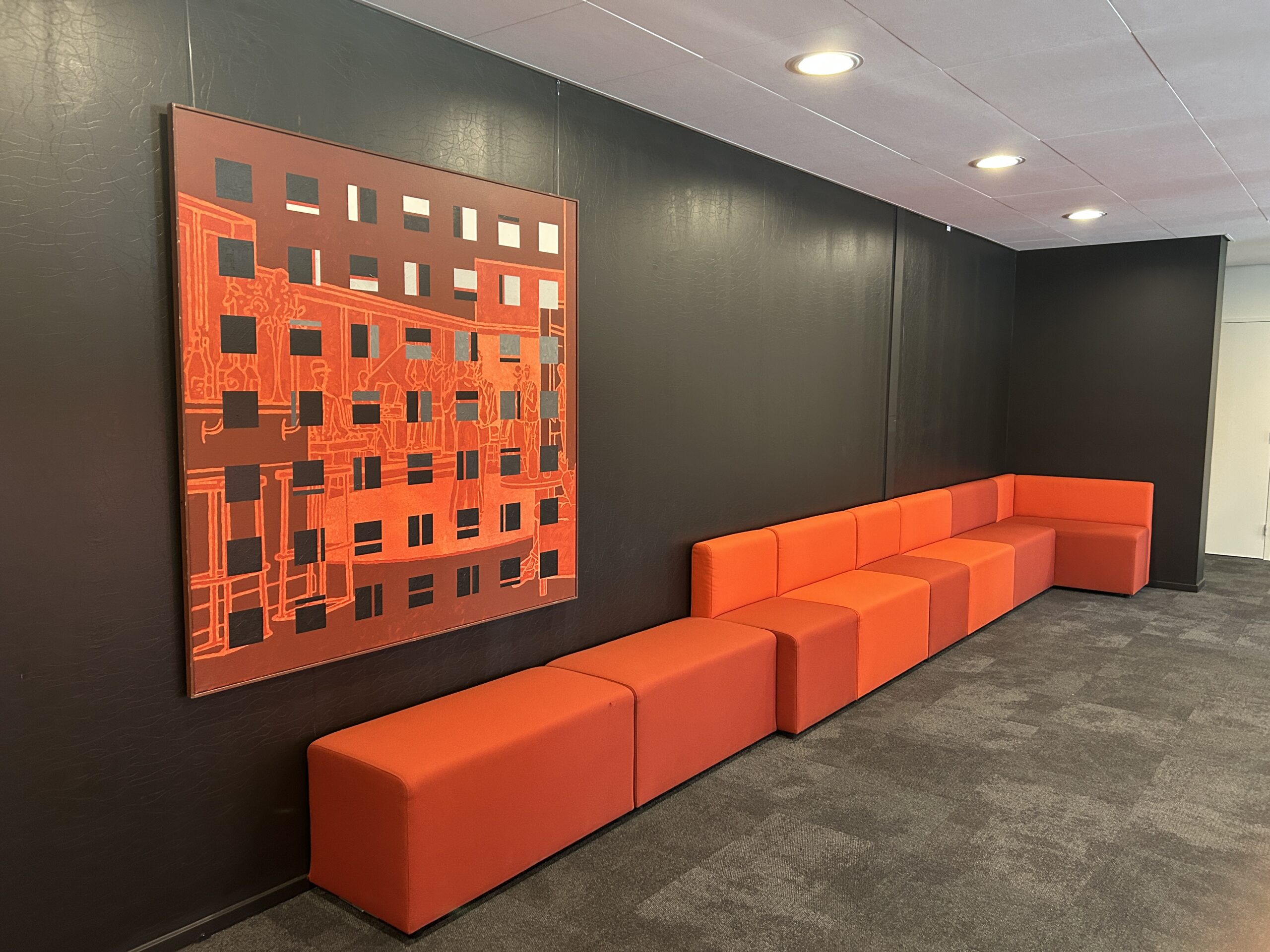 Kunstwerk in het kantoor van PwC uit de collectie Heden / Today van Nic Blans. Beeld: Christijn Groeneveld