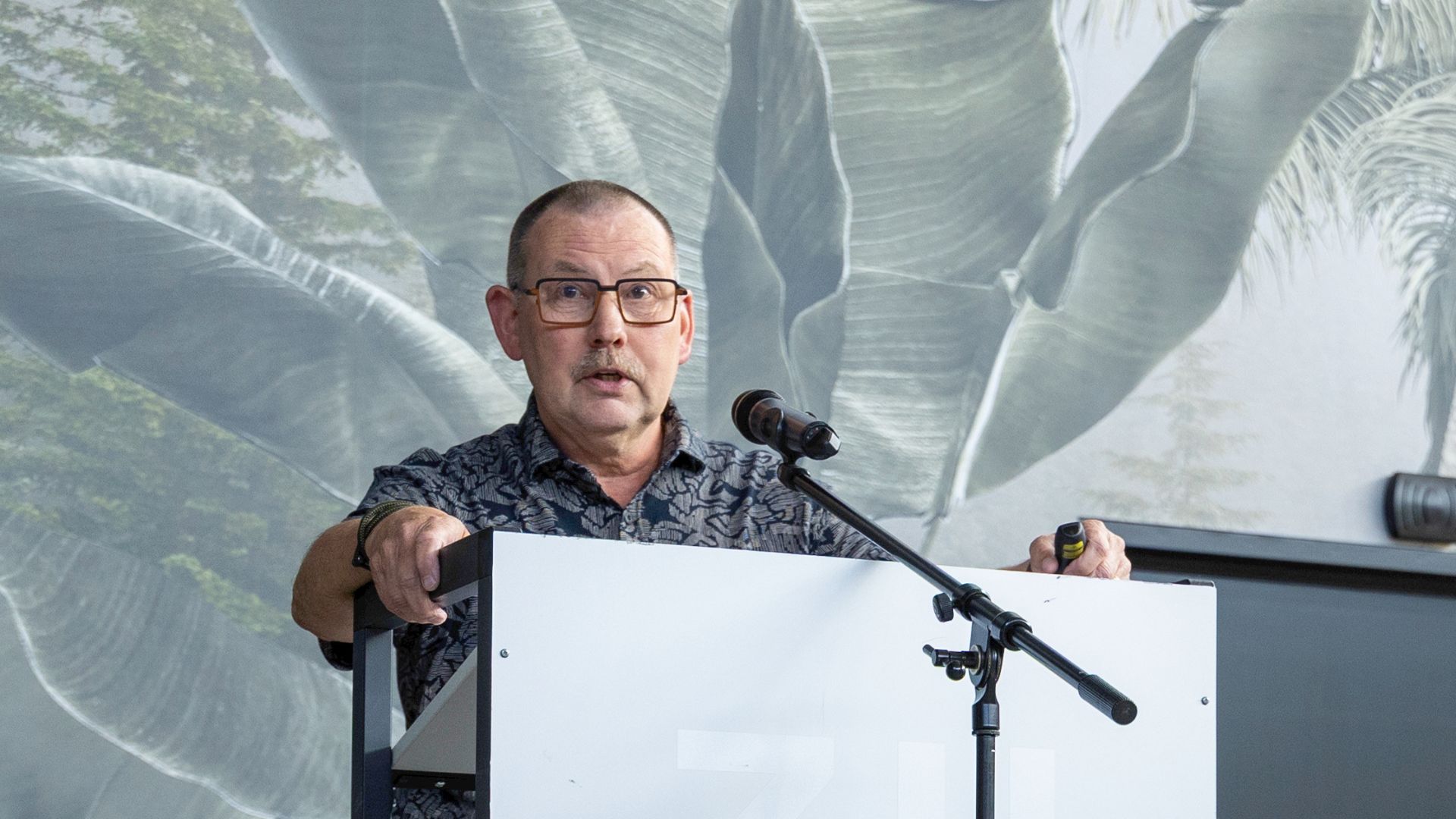 Joop van Duren tijdens het event Celebrate FM.