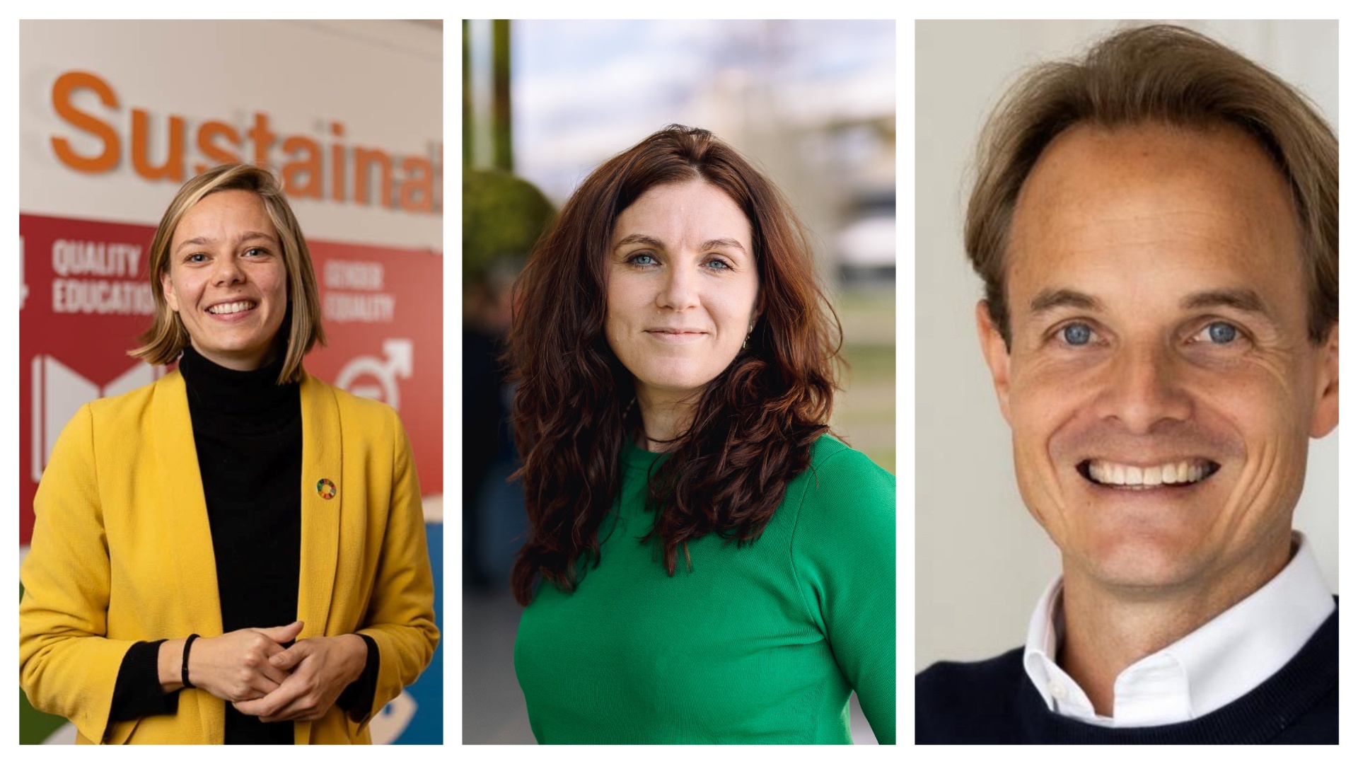 Joanne Boonstra, Sterre Scholten en Jelle van der Kluit spreken tijdens Facto Forward (beeld: Martijn Scholten, Marleen Annema)