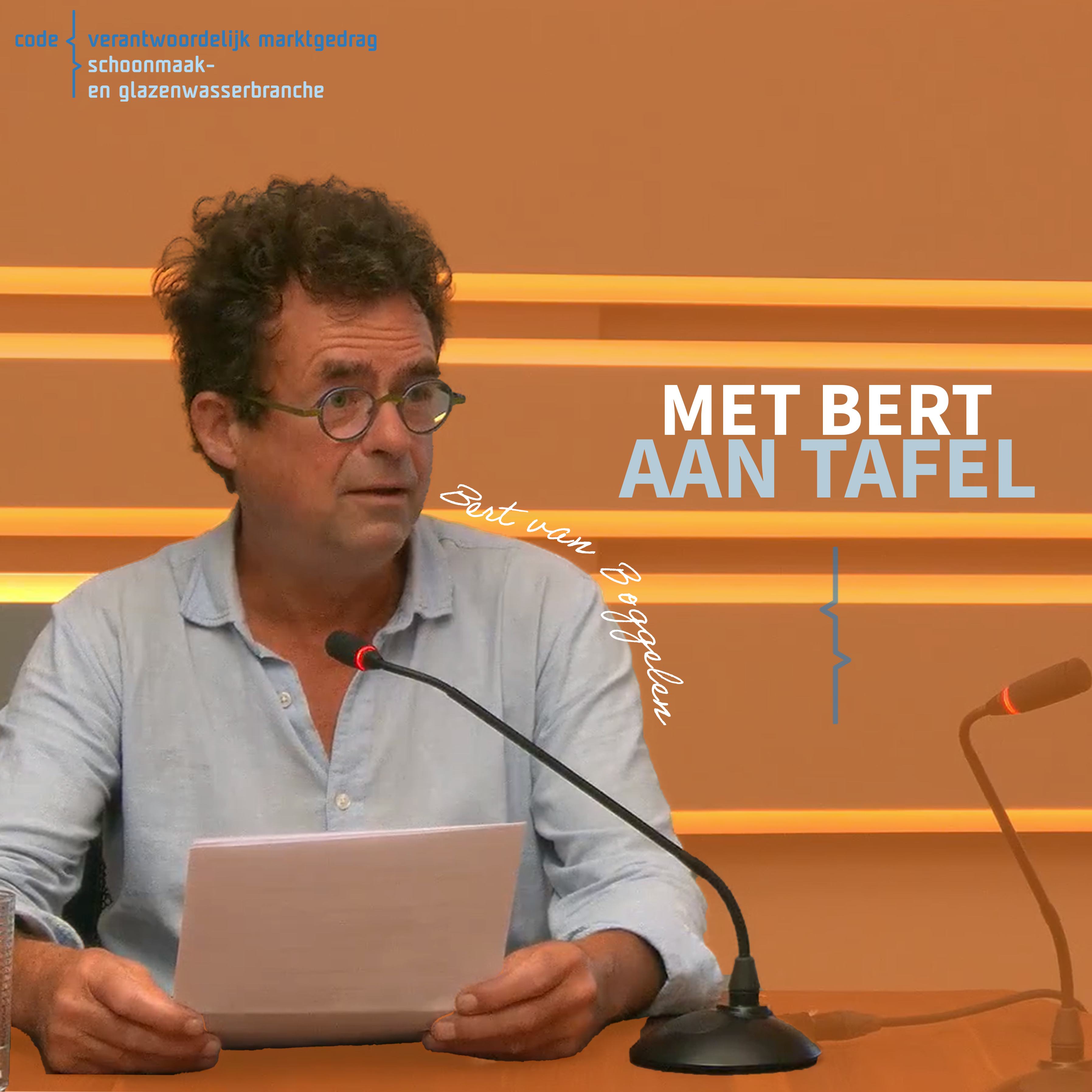 Podcastserie Code Schoonmaak van start: 'Met Bert aan Tafel'