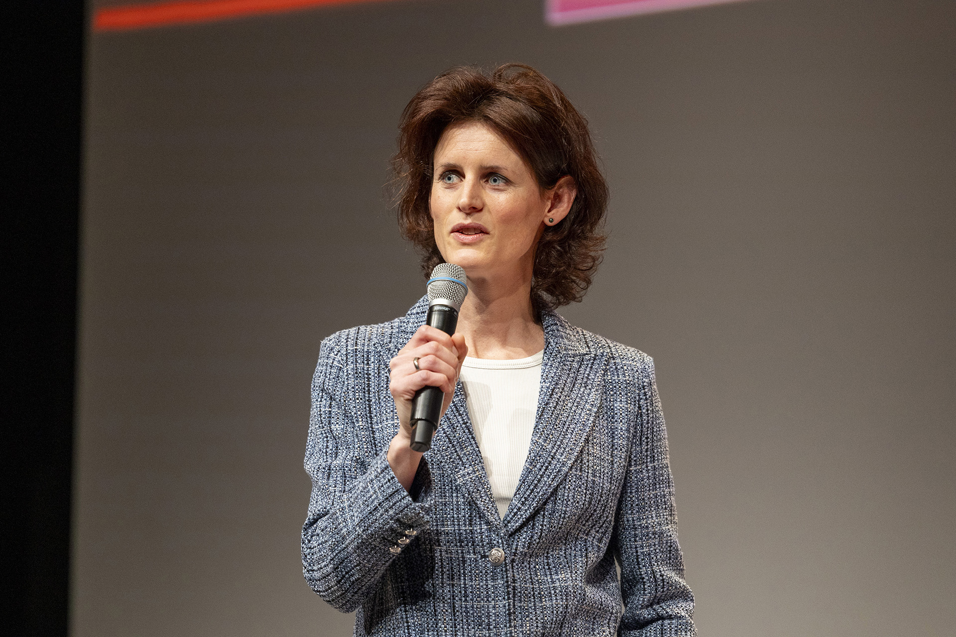Susan Meenhuis-Bosboom  tijdens opening Facto Congres 2025 (beeld: Herbert Wiggerman)