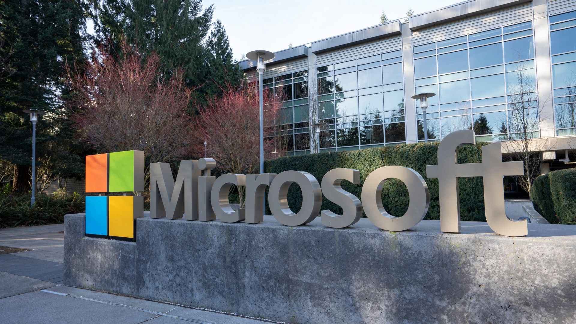 Het hoofdkantoor van Microsoft in Redmond, Washington. Beeld via Shutterstock