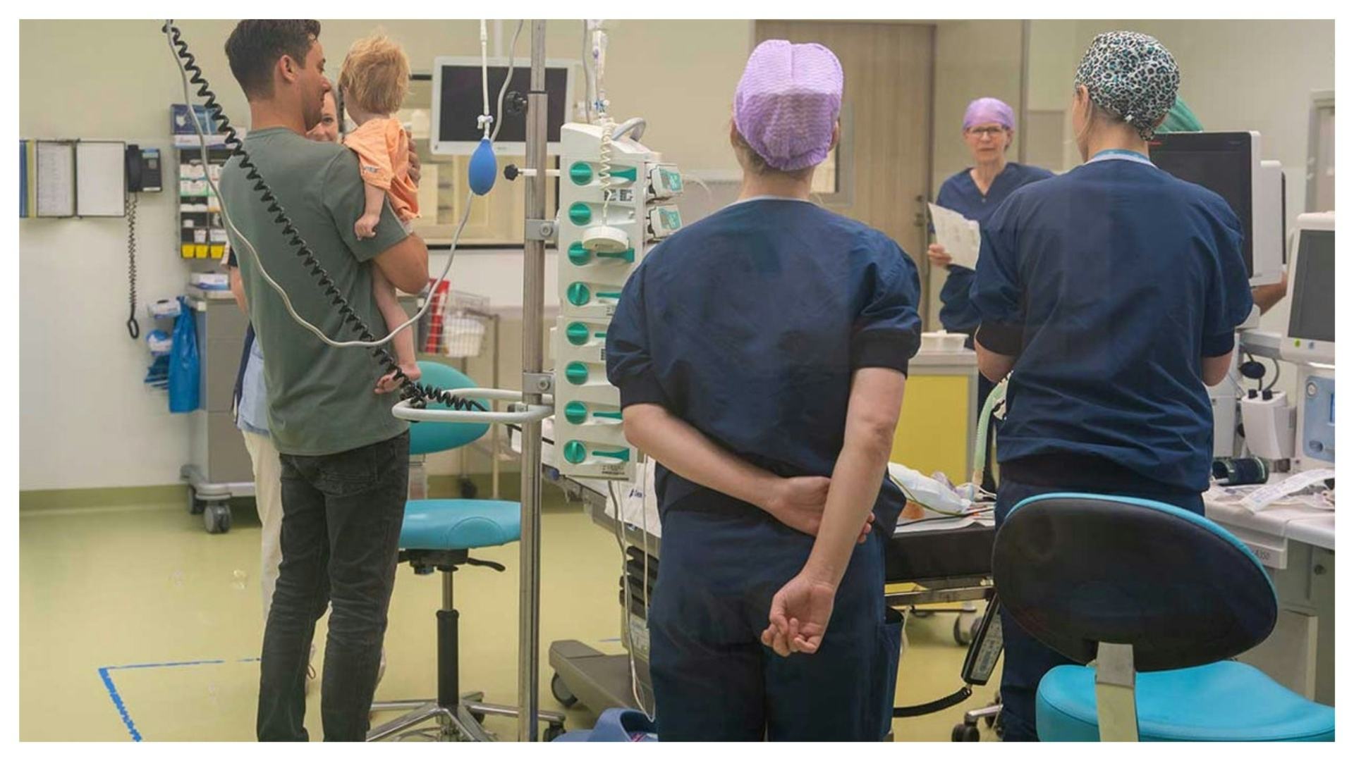 Operatiekamer WKZ geen blauw pak voor ouder (beeld: UMC Utrecht)