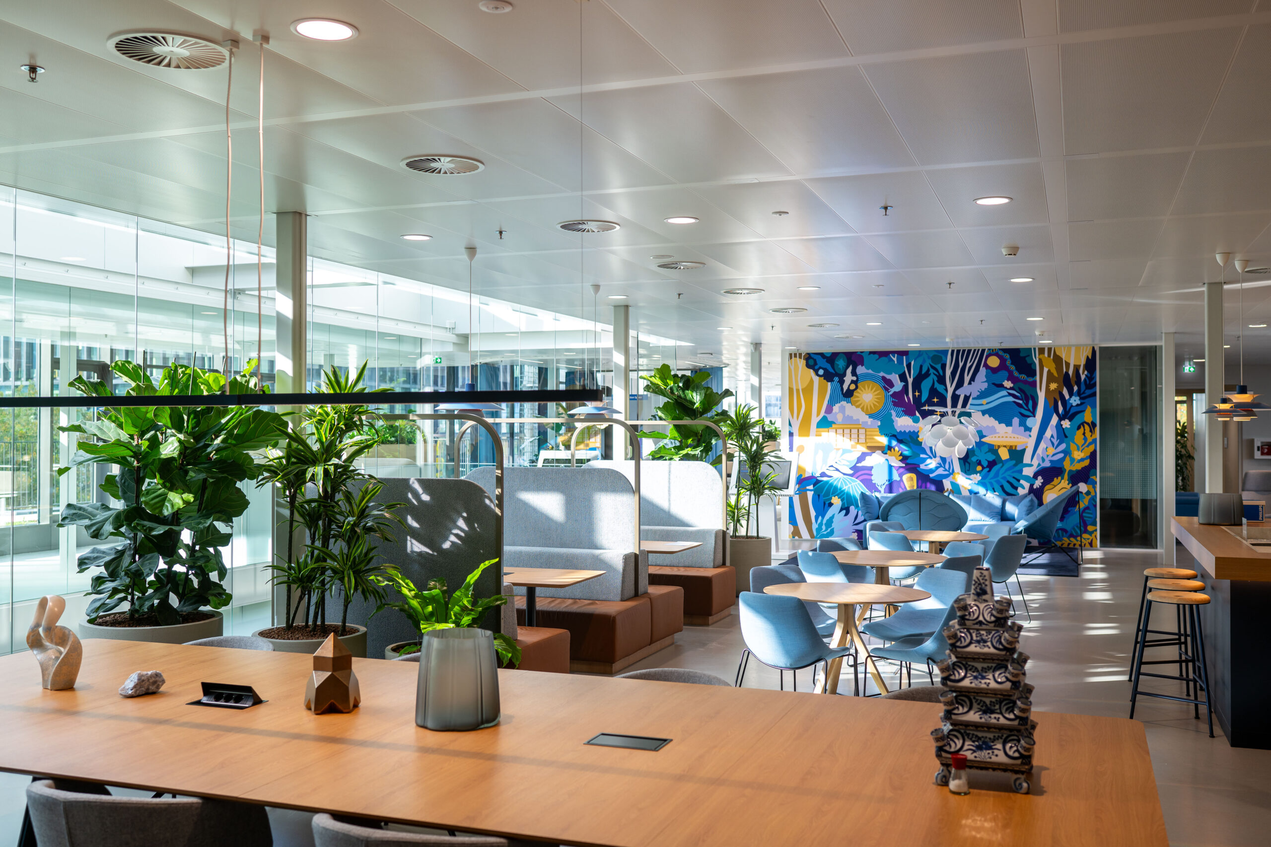 Werkomgeving Philips HQ, murals