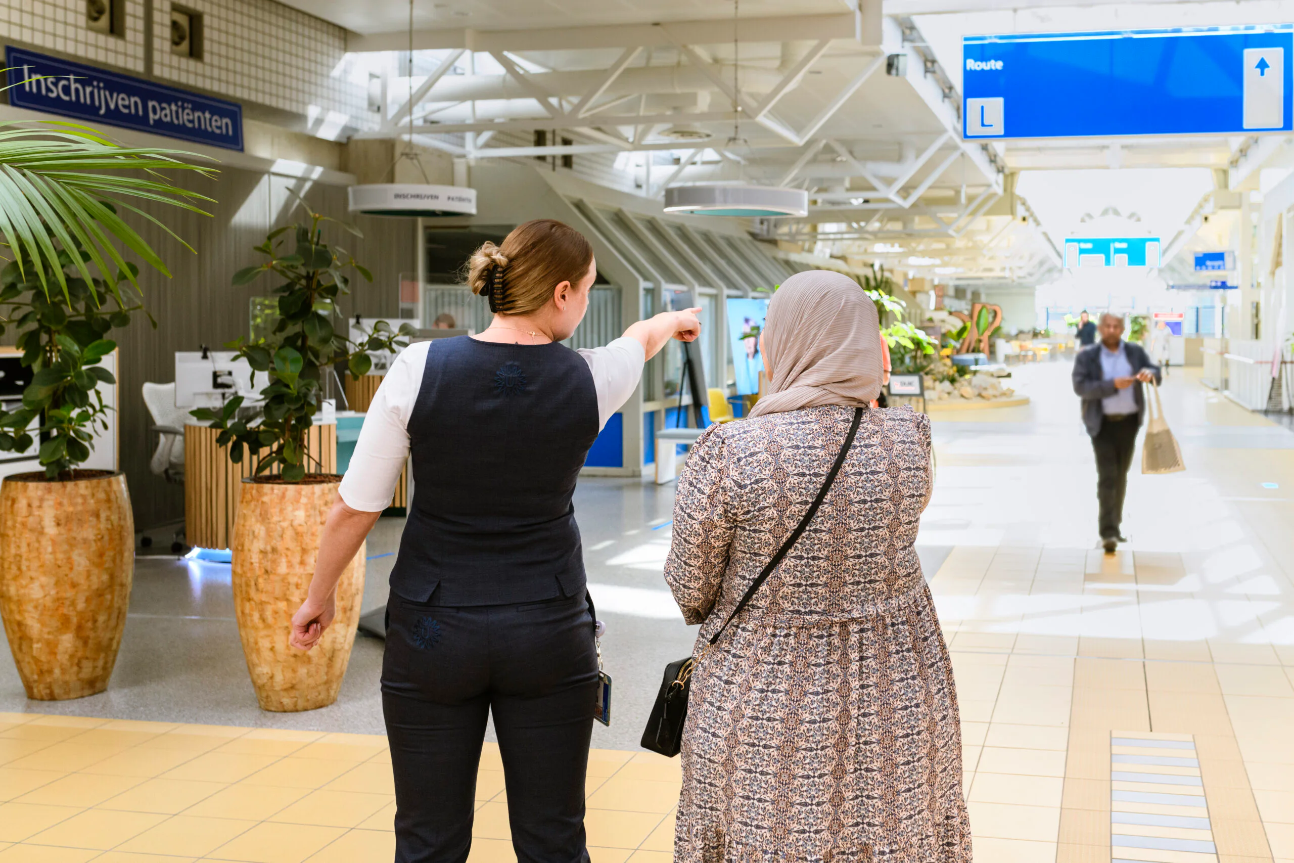 De ontvangstruimte van het UMC Utrecht. Beeld via UMC Utrecht
