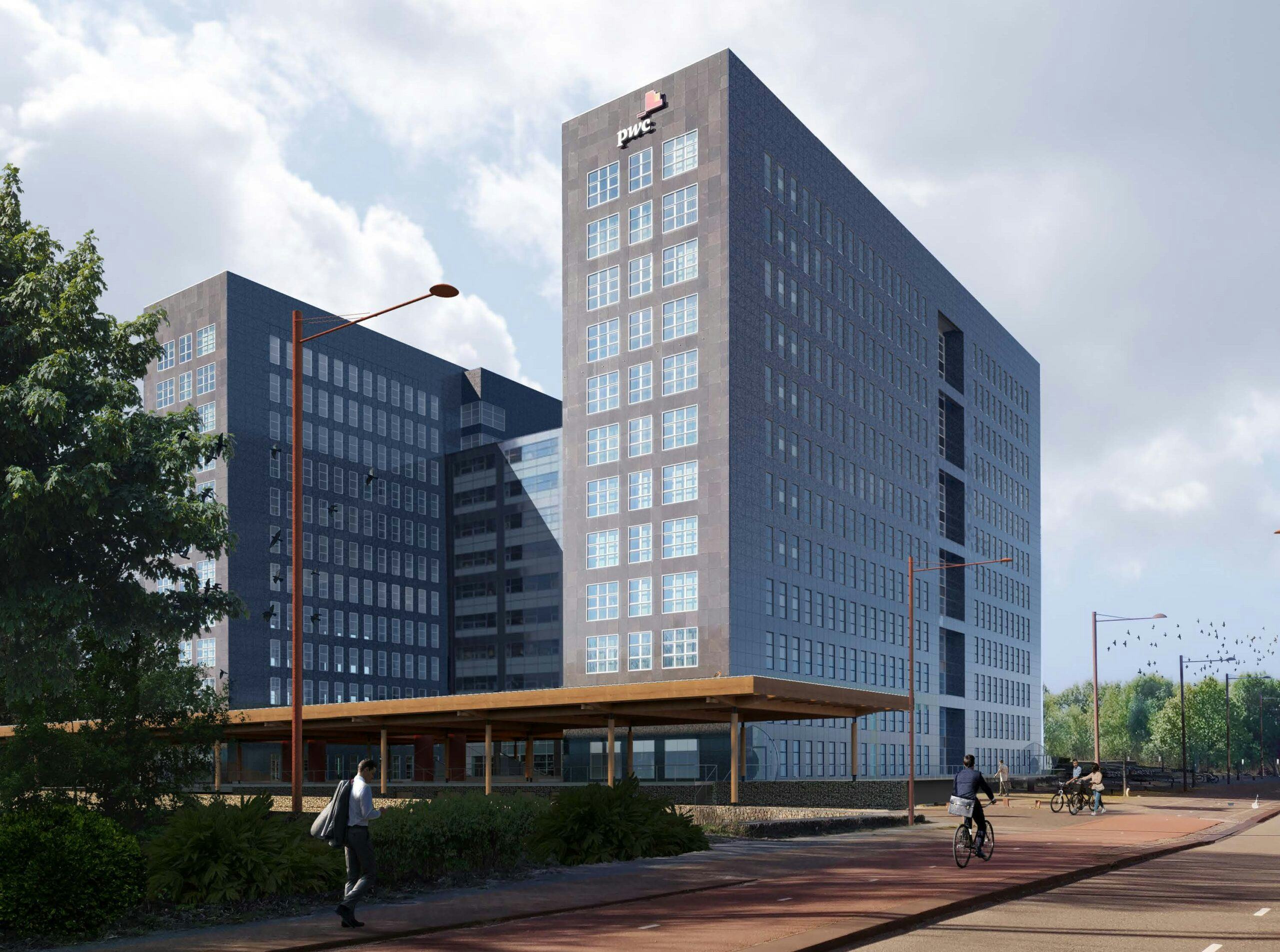 Gevelrobot helpt PwC-hoofdkantoor dichter bij Net Zero en Paris Proof