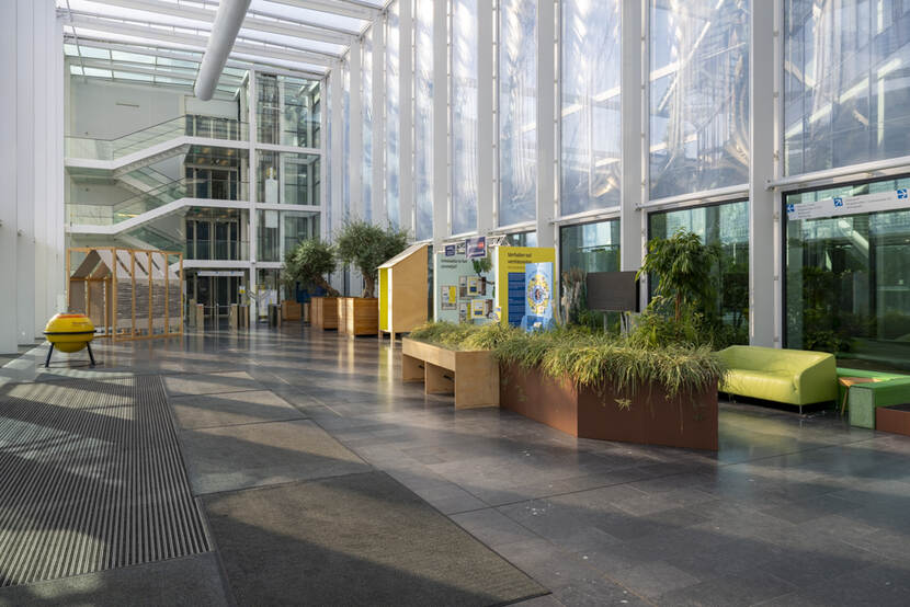 Entreehal nu. Beeld: Nadine van den Berg
