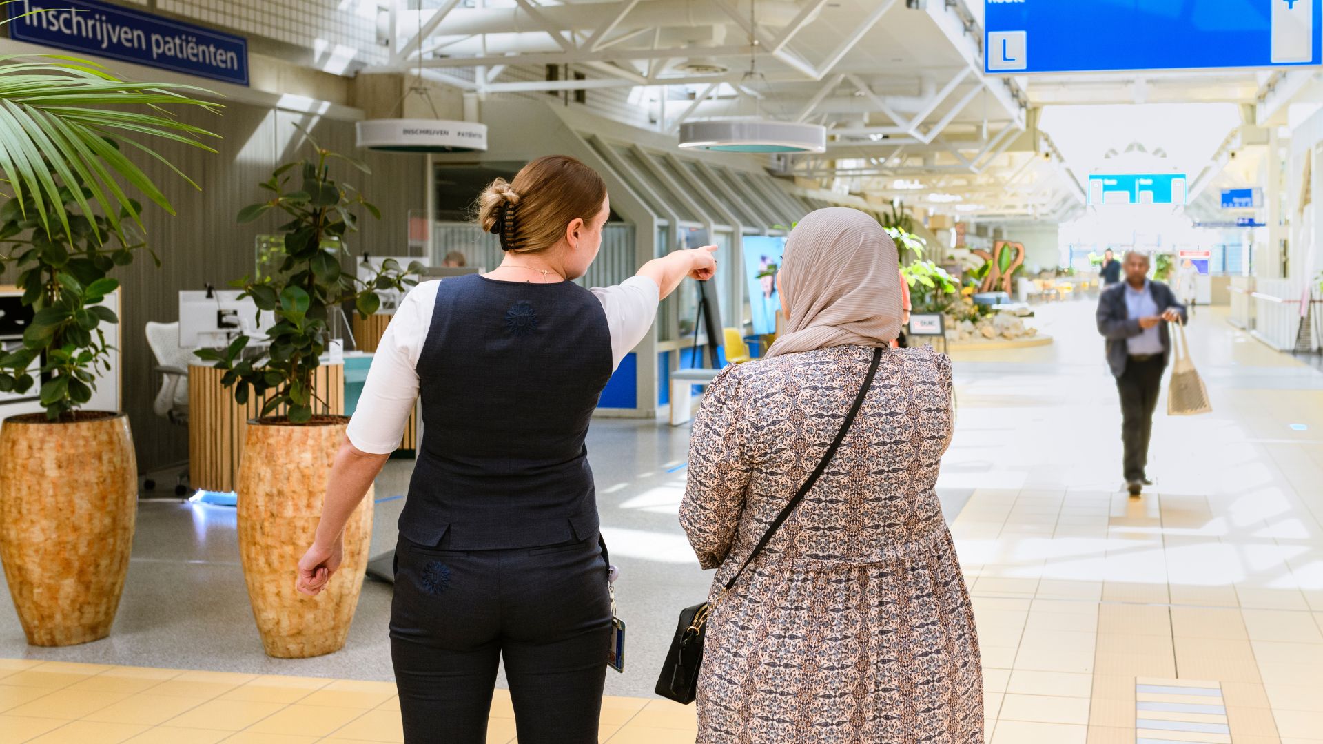 De ontvangstruimte van het UMC Utrecht. Beeld via UMC Utrecht