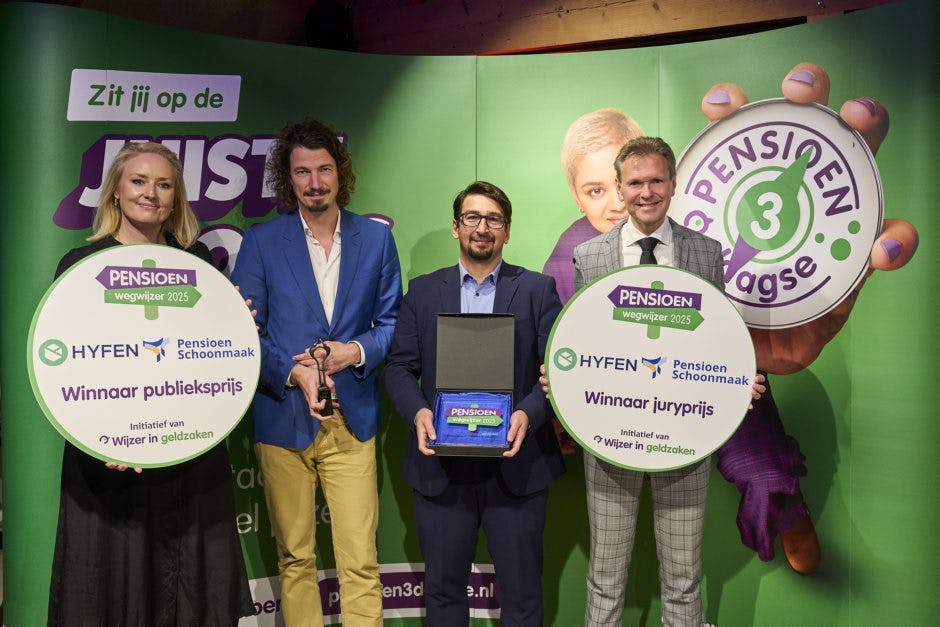 Pensioenfonds Schoonmaak wint prijs met Textbuddy