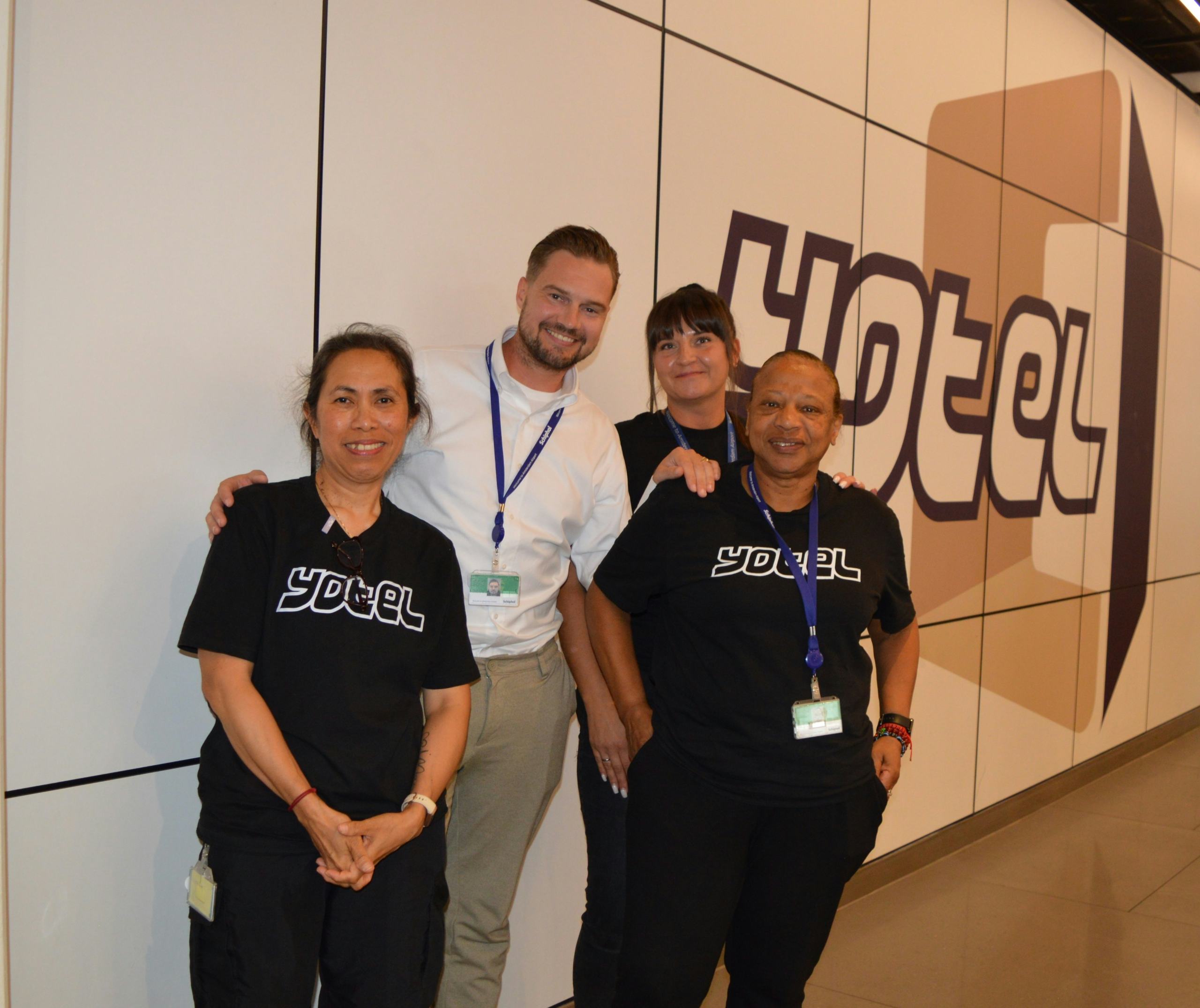 Het team van Yotelair Amsterdam Schiphol Airport.
