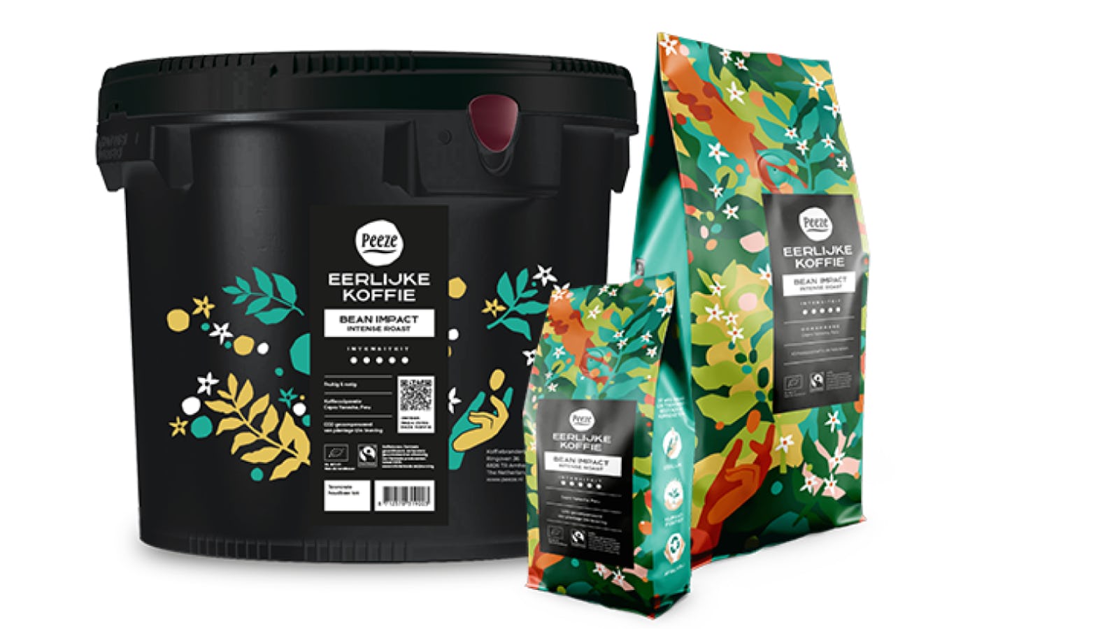 Bean Impact koffie van Peeze.