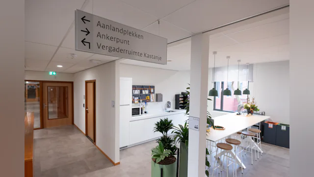 Het ankerpunt, een flexibele ruimte voor medewerkers. Foto door VanVlietFotografie