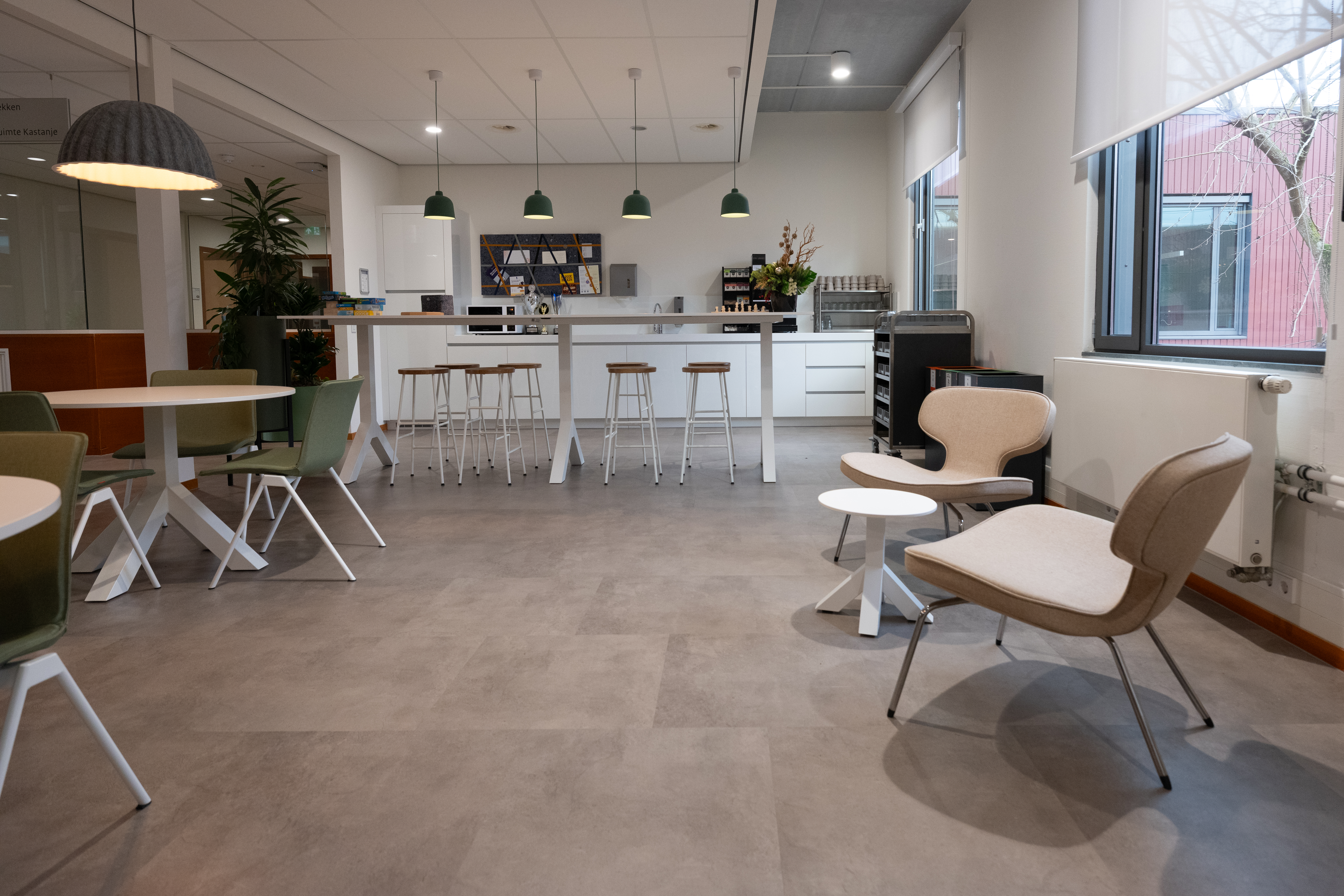 Het ankerpunt, een flexibele ruimte voor medewerkers. Foto door VanVlietFotografie