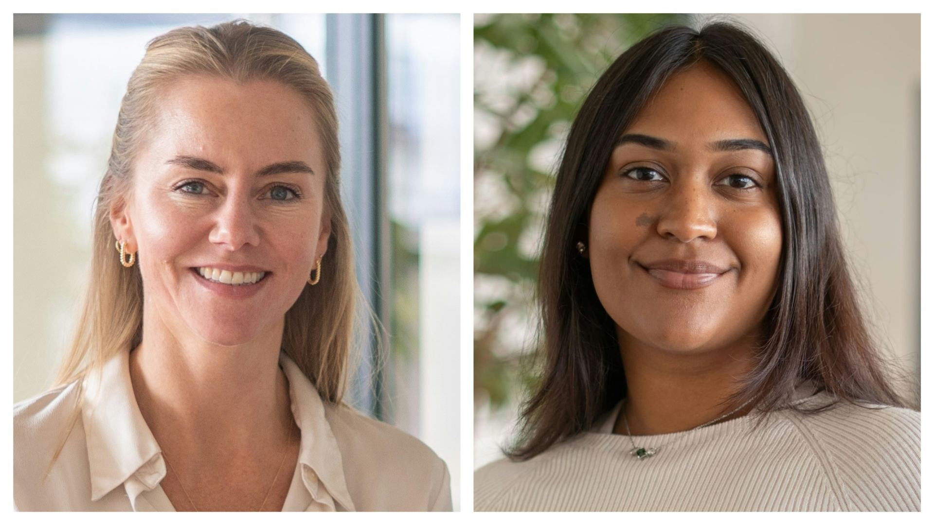 Ingrid Elema (l) en Saya Harinandansingh (r) van Humanagement