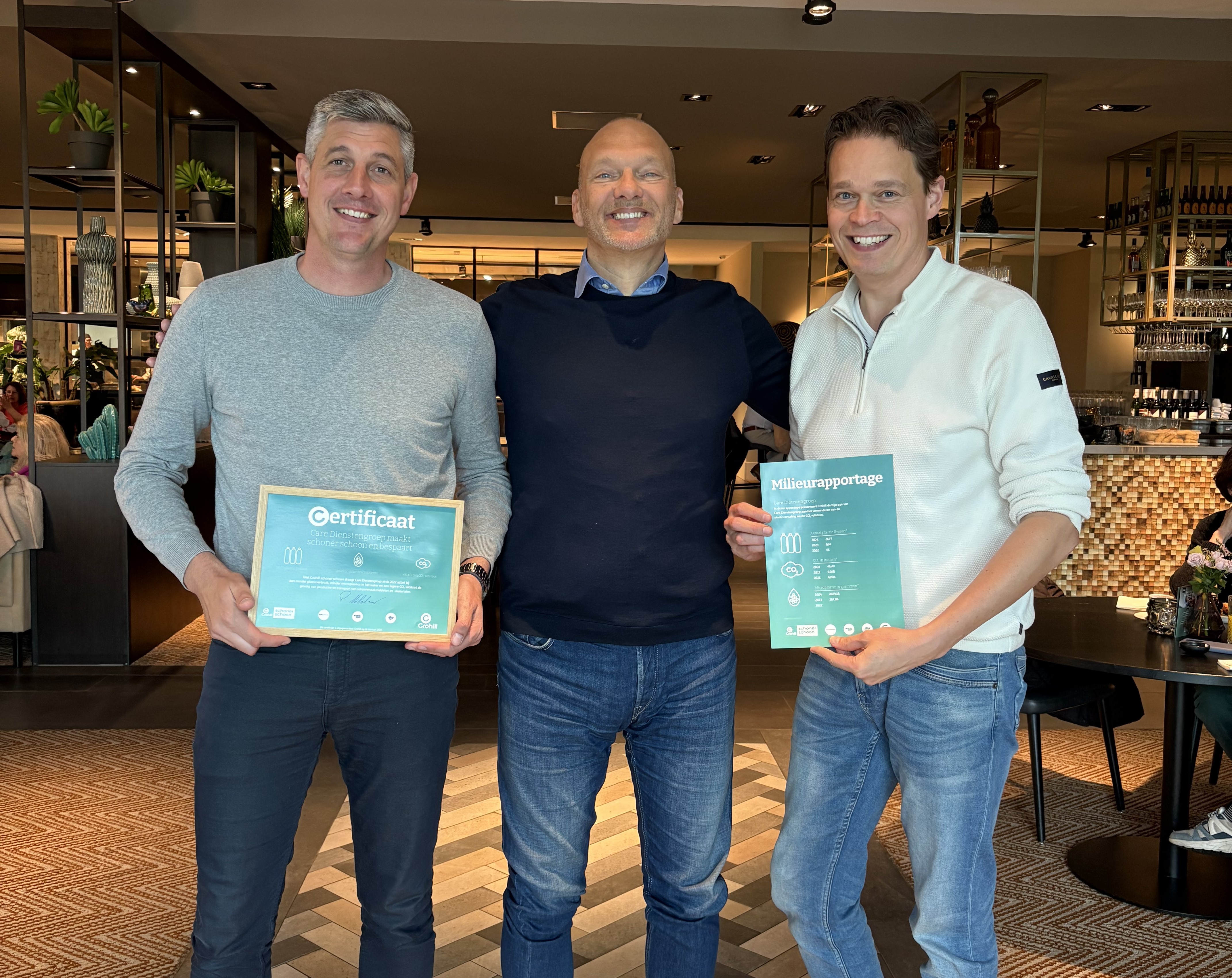 Schoonmaakpartners besparen plastic én CO₂: 'Hier doen we het voor' 