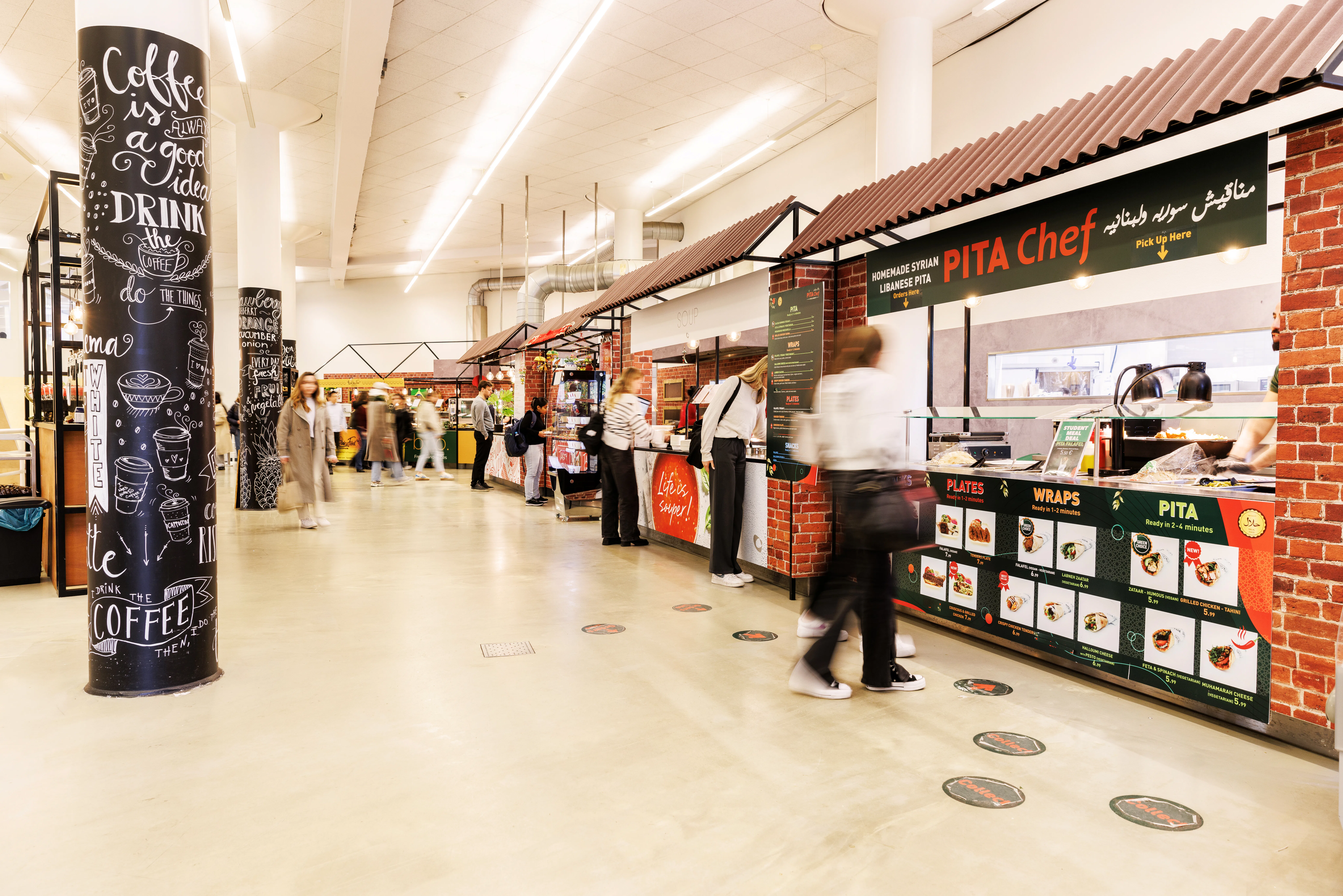Horeca op de Roeterseilandcampus. Beeld: Femke Teussink