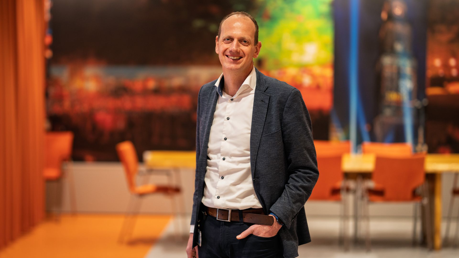 Jos Nijhof, directeur Facilitair Bedrijf bij Martini Ziekenhuis Groningen. Foto door Harmen van der Vaart