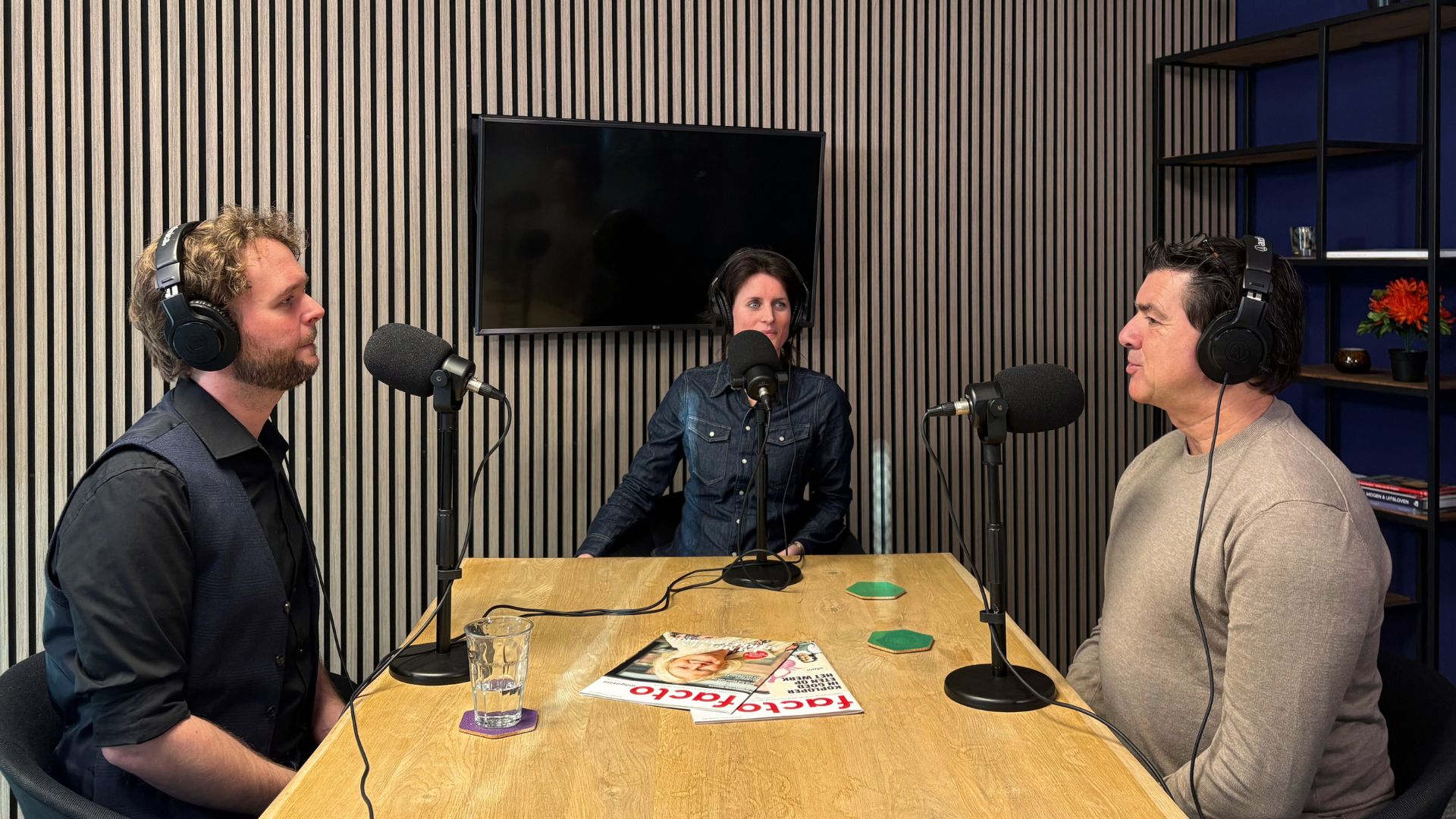 V.l.n.r.: Reinoud Hunting, Susan Meenhuis en Paul Pegels. Foto door Giulia Checchi