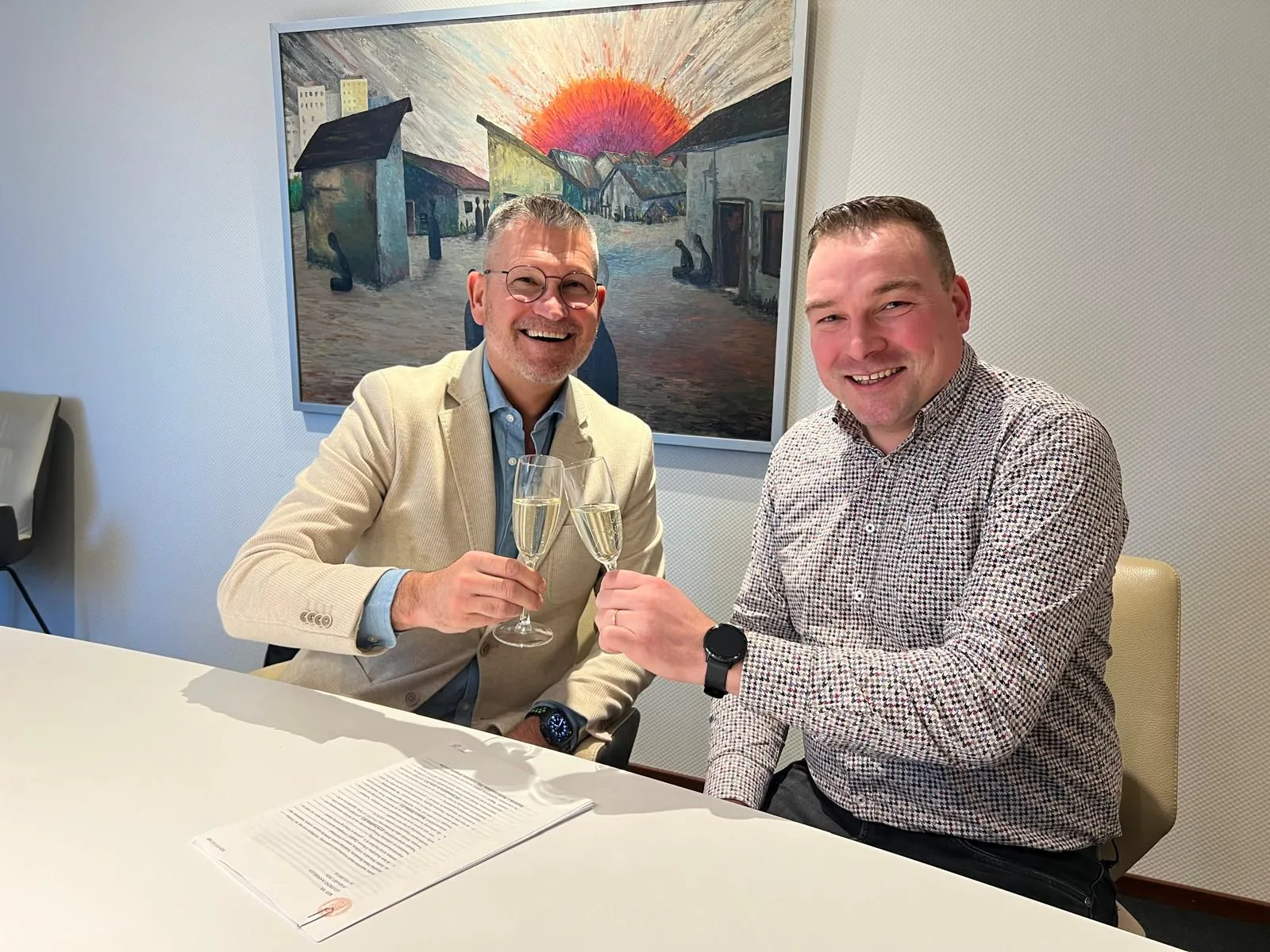 Oprichter Ruud Danklof (links) en Erik Ruijters