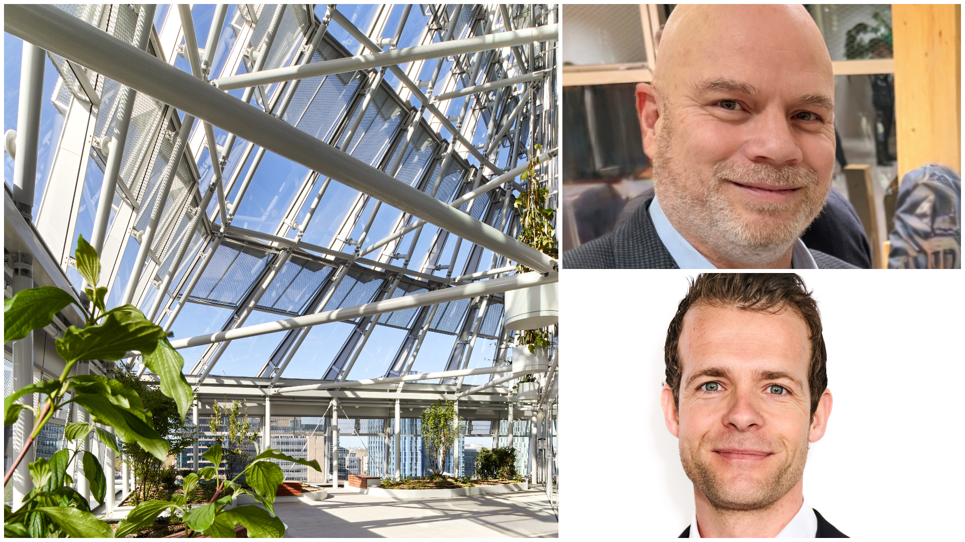 The CubeHouse in Amsterdam. Foto door Milan Hofmans. Danny Vijsma (boven) en Rick Niemeijer (onder)