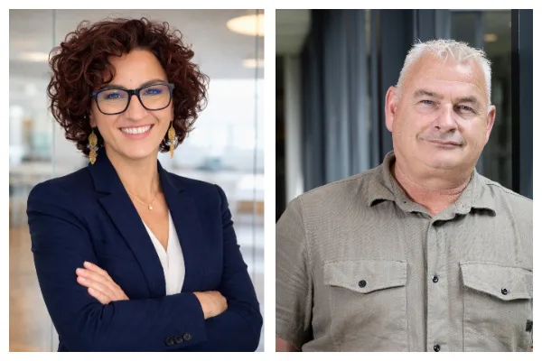 Ayca Zsapora en Francesco Wessels, keynote sprekers Facto Congres 2026