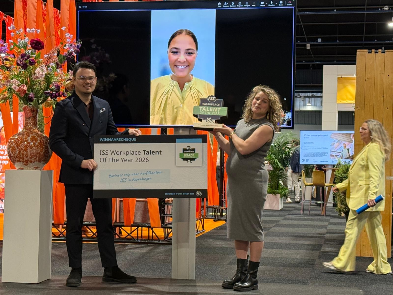 Beeld: Amabel Chiarito wordt ISS Workplace Talent of the Year.