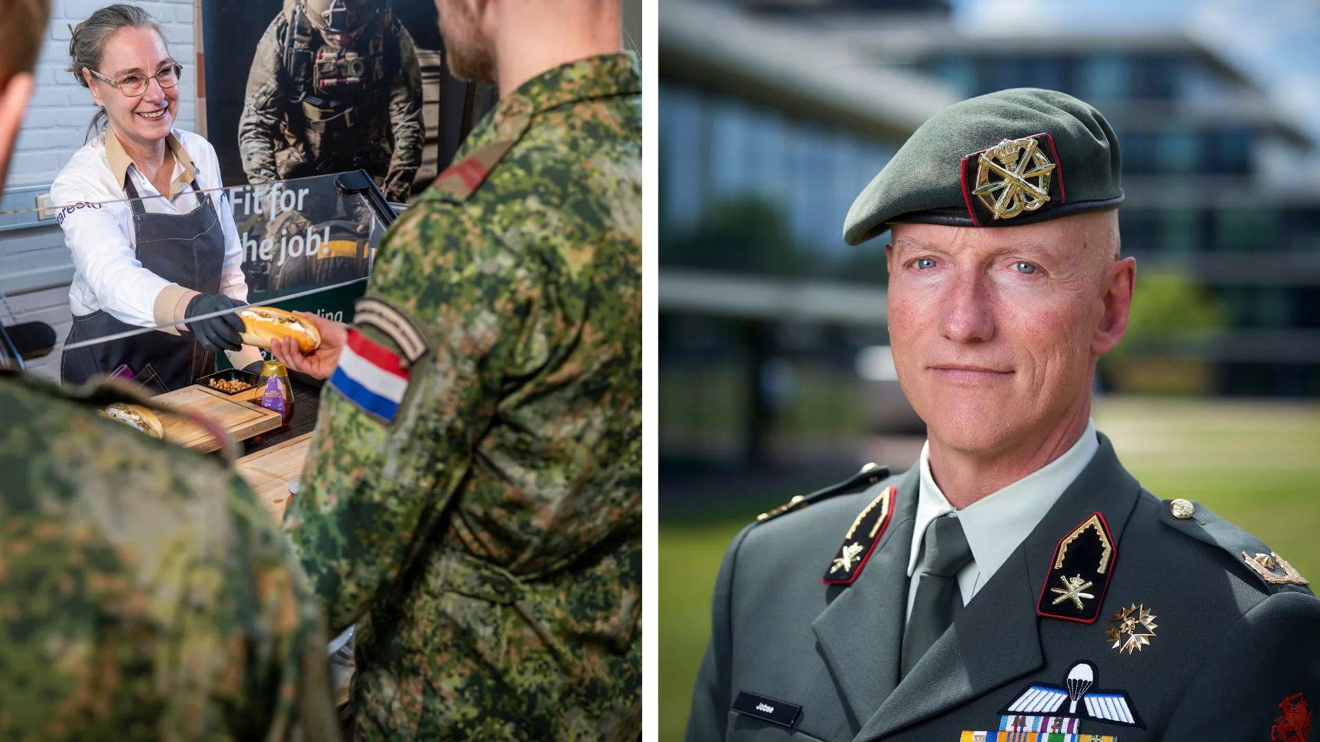 Brigadegeneraal Laurens Jobse, commandant van de Divisie Facilitair, Logistiek en Beveiliging (foto: ministerie van Defensie)