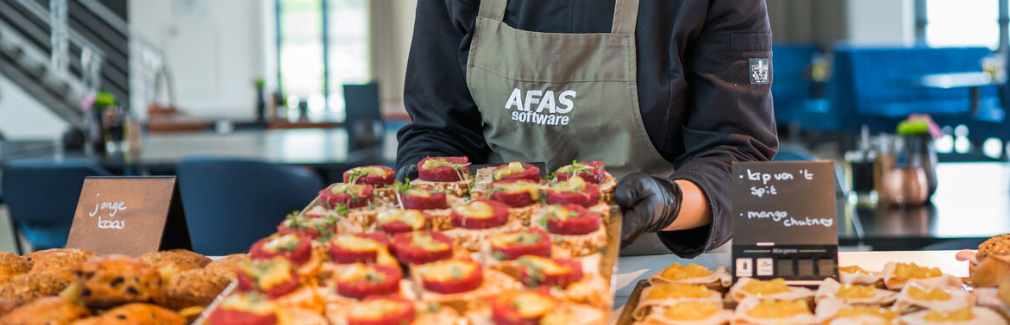 Catering bij AFAS. Beeld: AFAS.