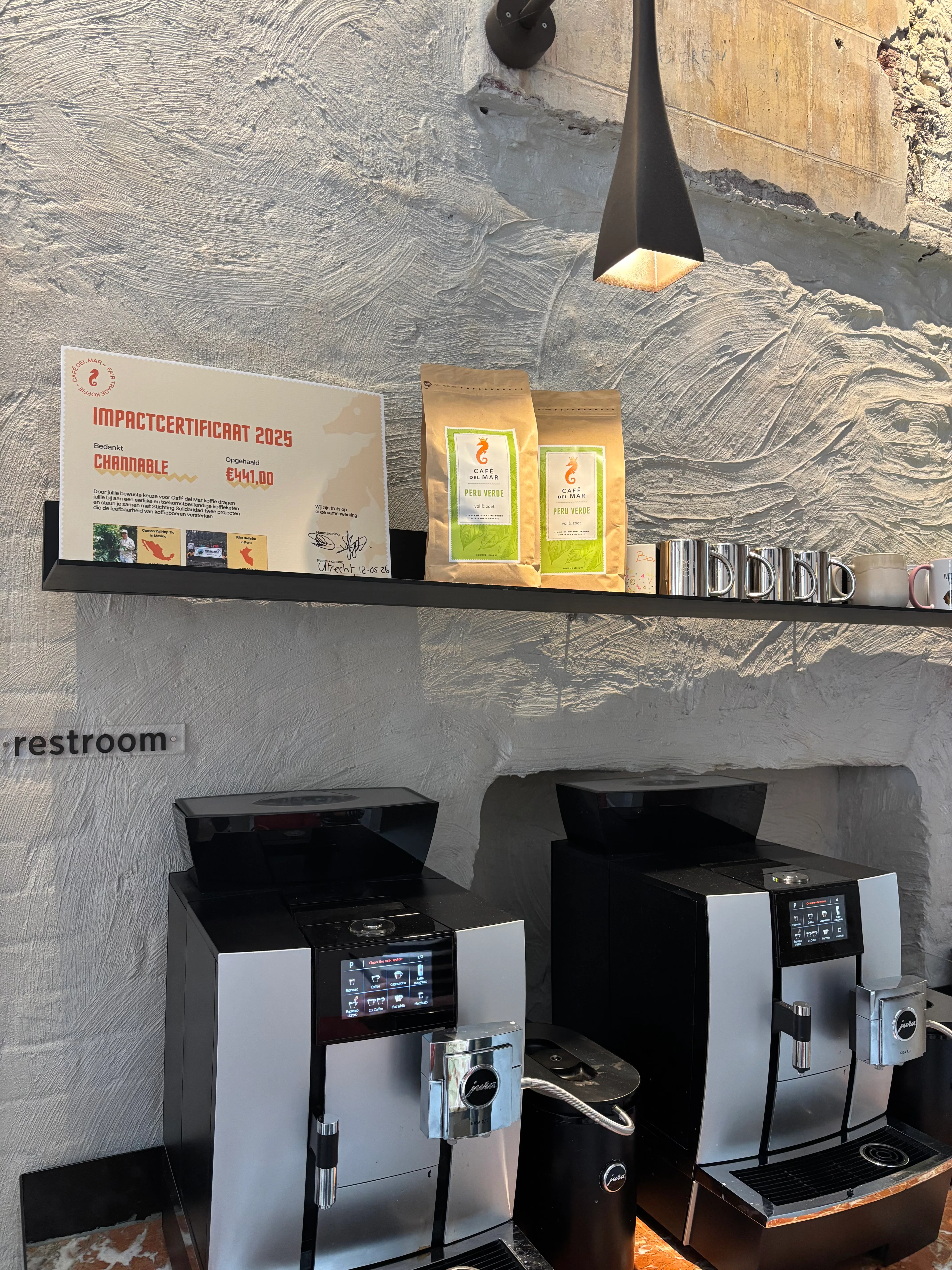 Koffiemachines met het impactcertificaat bij Channable.