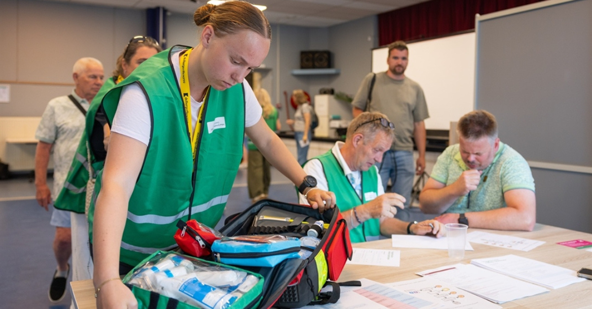 Veiligheidsoefening in Rotterdam. Beeld: Veiligheidsregio Rotterdam-Rijnmond.