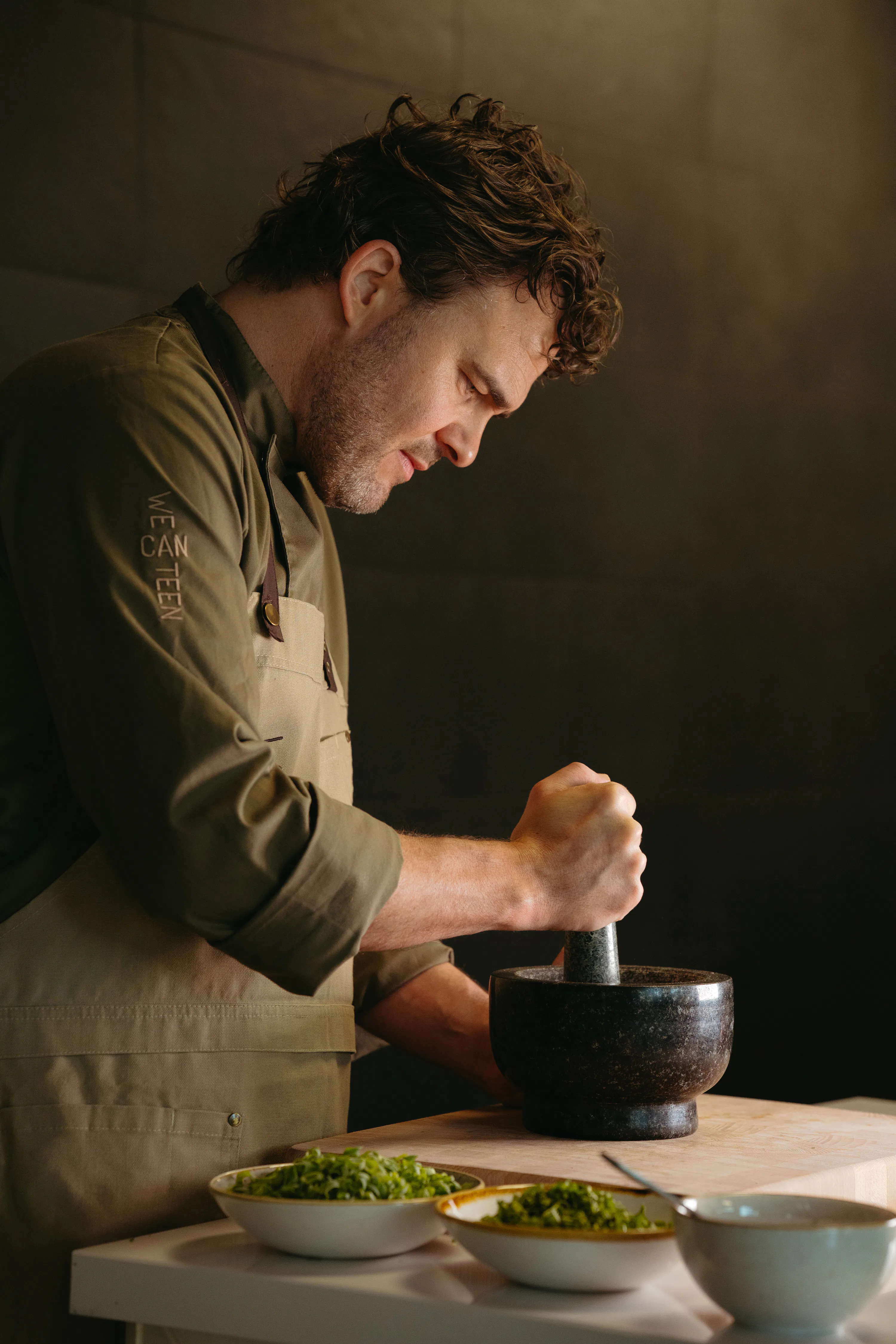 Head chef Robert van der Vlis van We Canteen.
