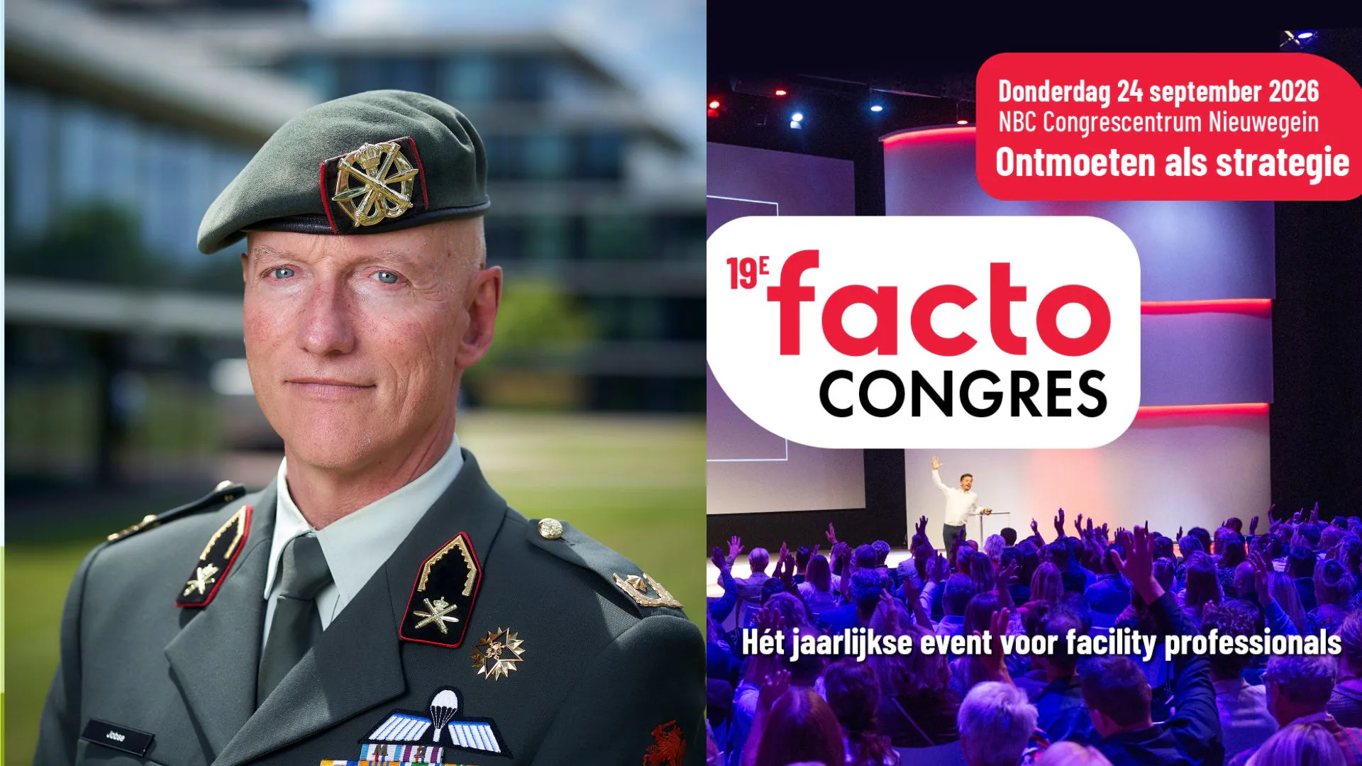 Facto Congres-spreker Laurens Jobse (Defensie): 'We hebben partners nodig om de piek te organiseren'