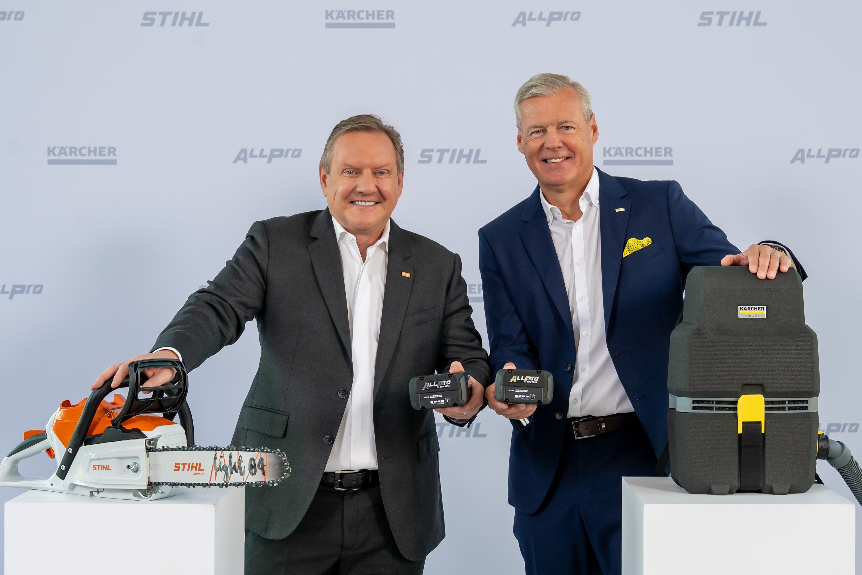 Kärcher en Stihl introduceren gezamenlijk accusysteem voor professionele machines