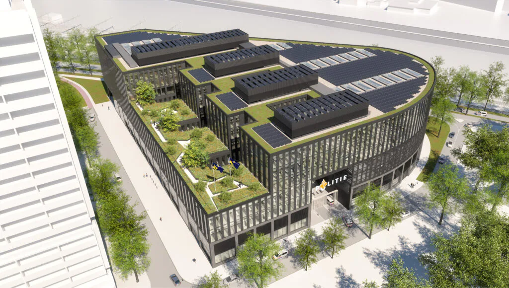 Impressie van het nieuwe eenheidsbureau in Den Haag. Beeld: Gemeente Den Haag.