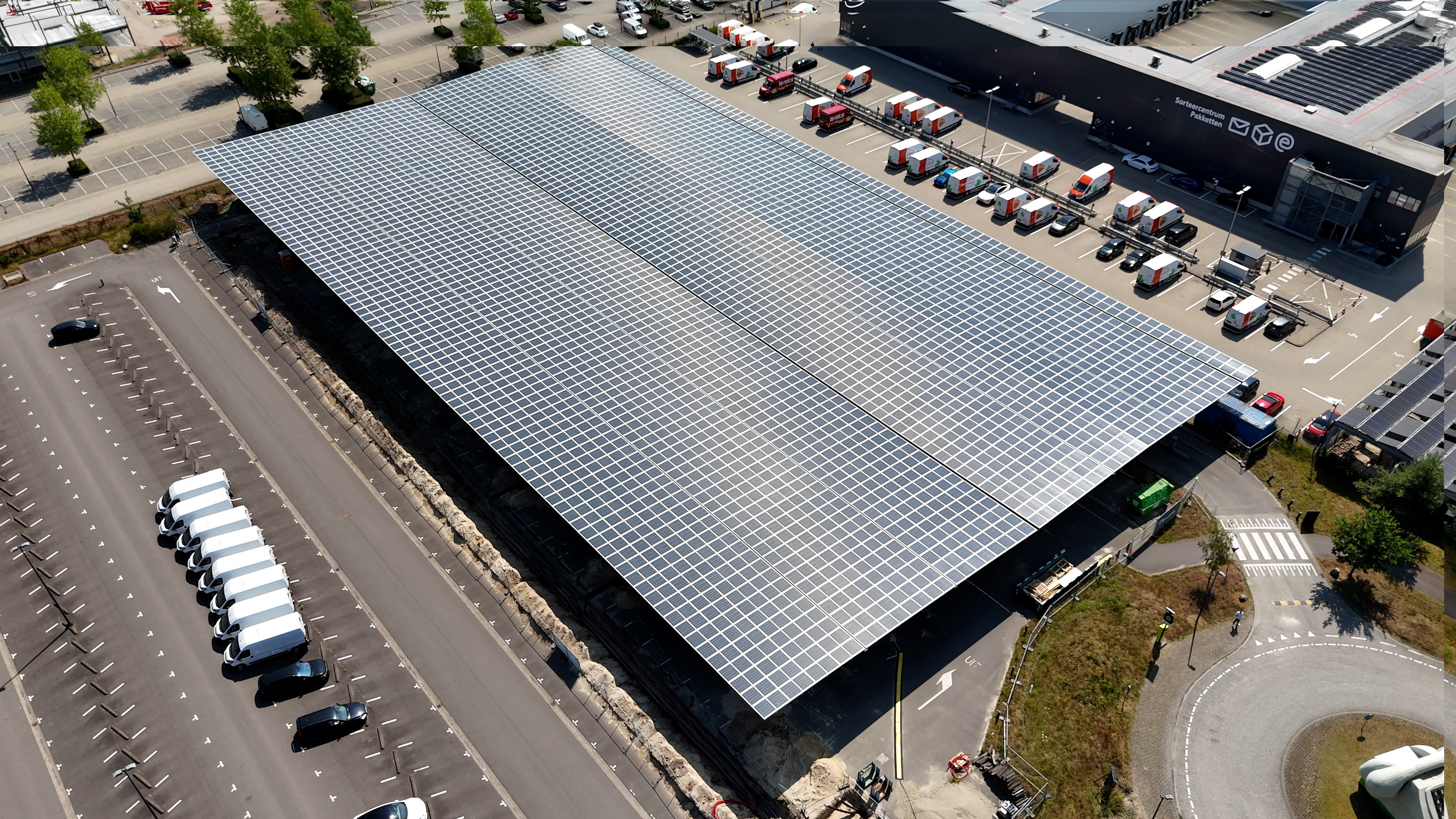 Zonnecarports Achmea. Foto: Achmea