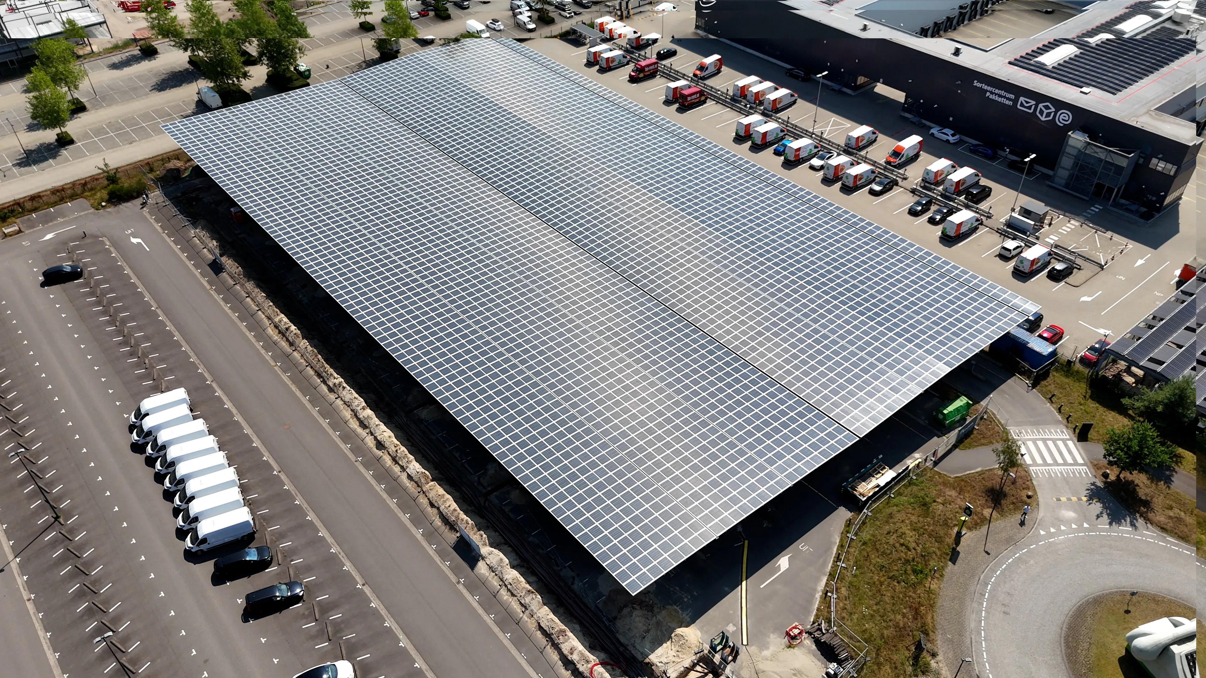 Zonnecarports Achmea. Foto: Achmea