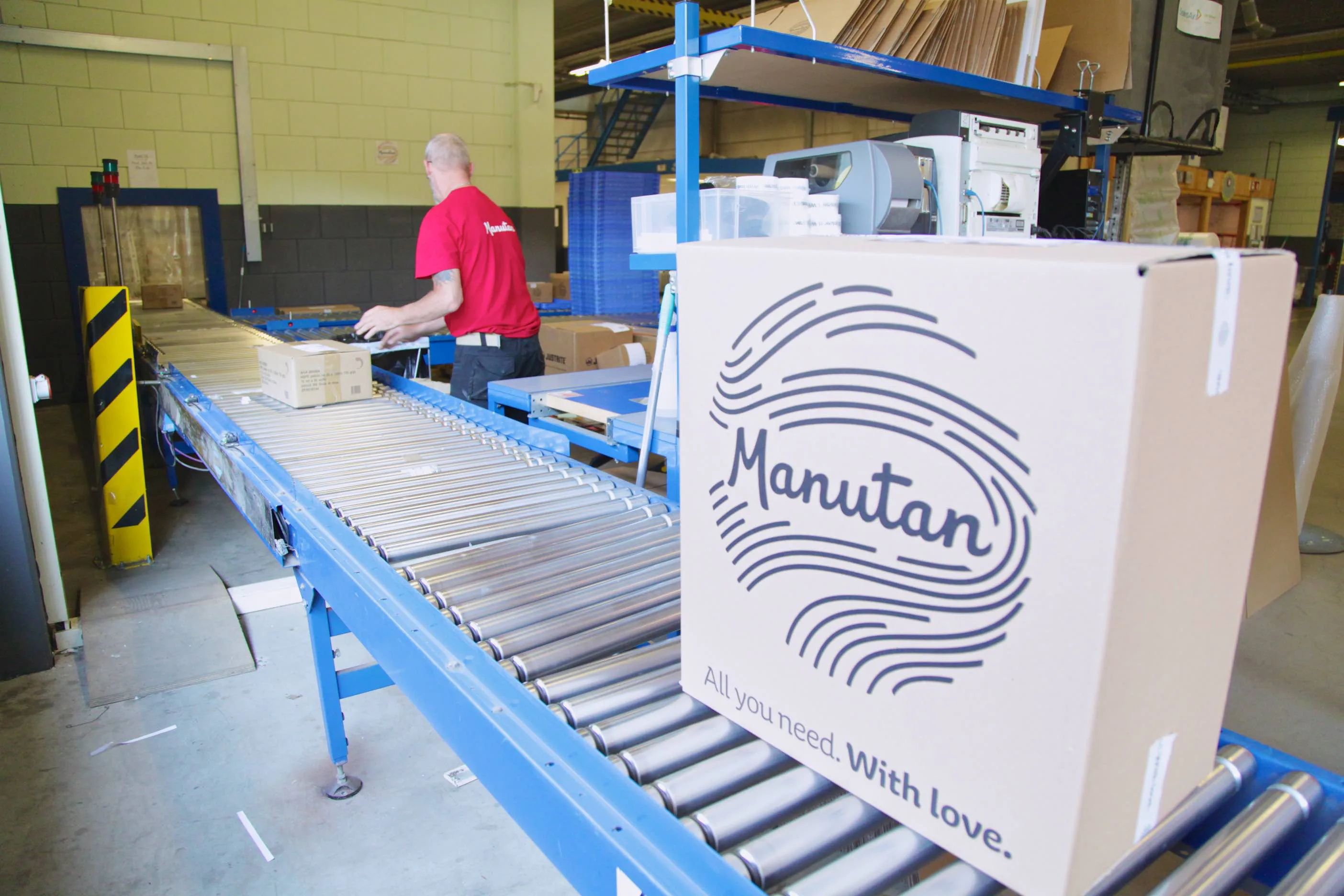 Orderverwerking bij Manutan: ‘All you need. With love.’