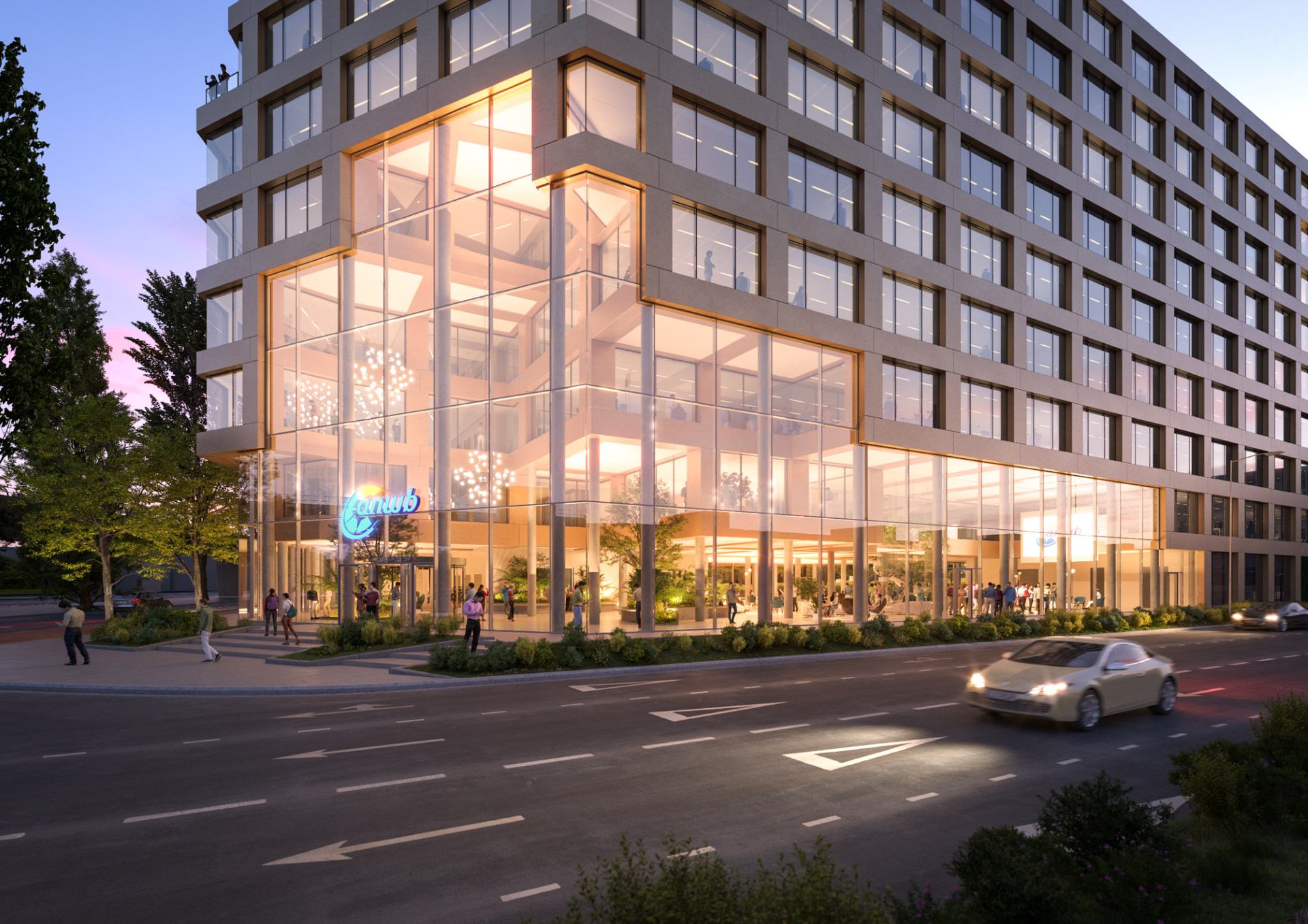 Impressie hoofdkantoor ANWB