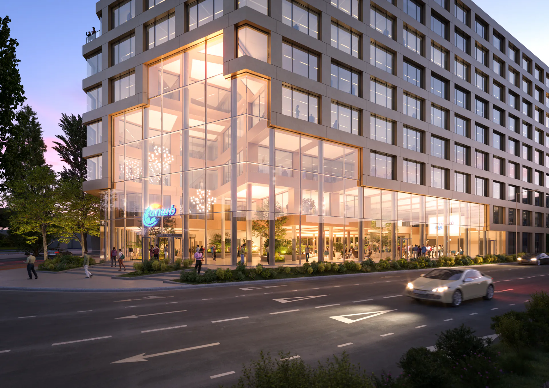 Impressie hoofdkantoor ANWB